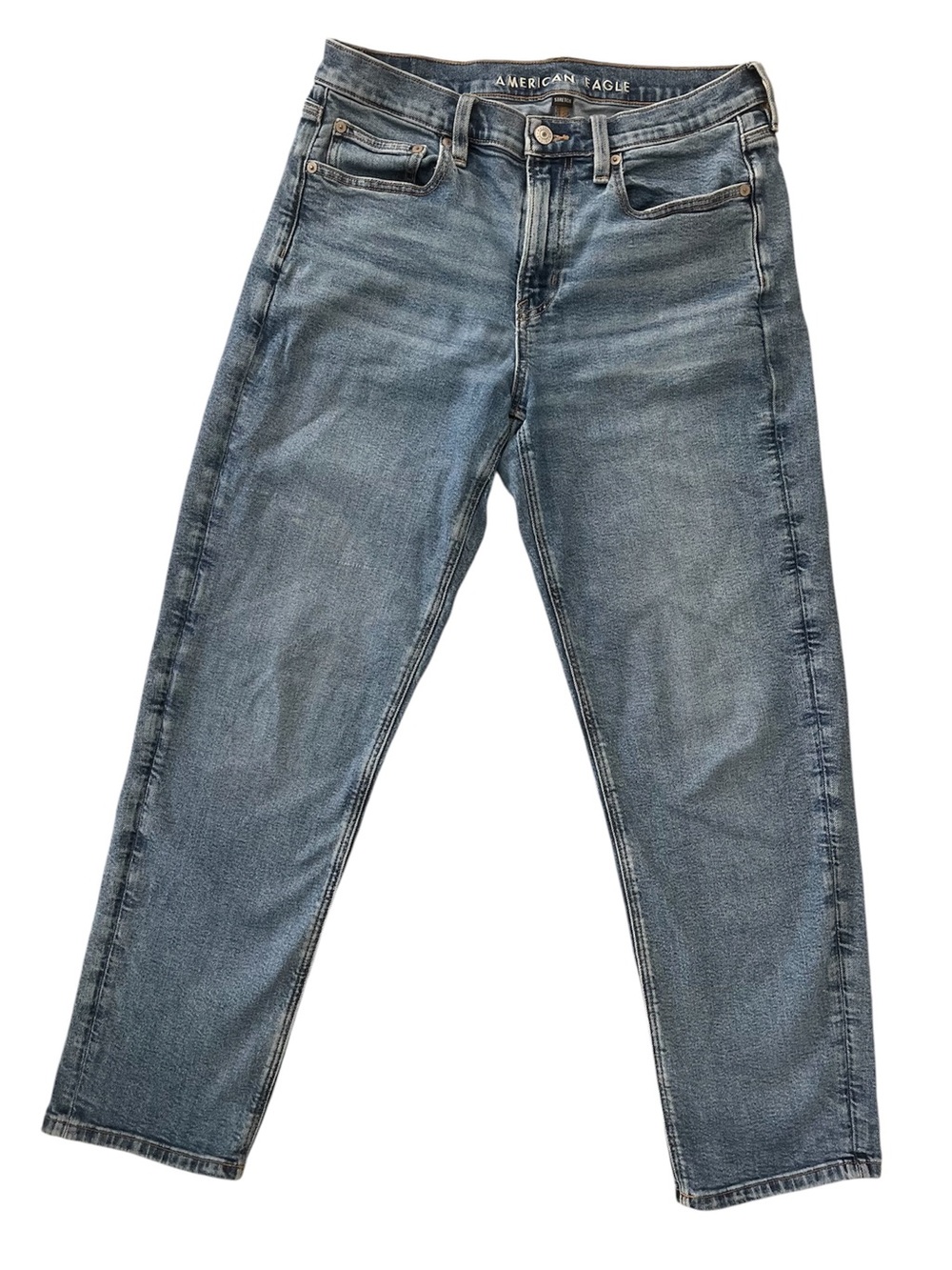 American Eagle '90s Straight Jeans Women’s  Size 8 Regular Stretch Medium Wash